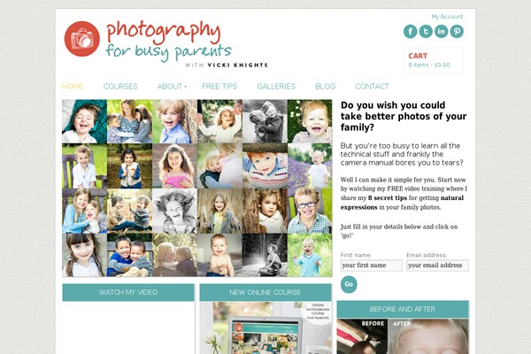 photographyforbusyparents.com site used Vickiknights