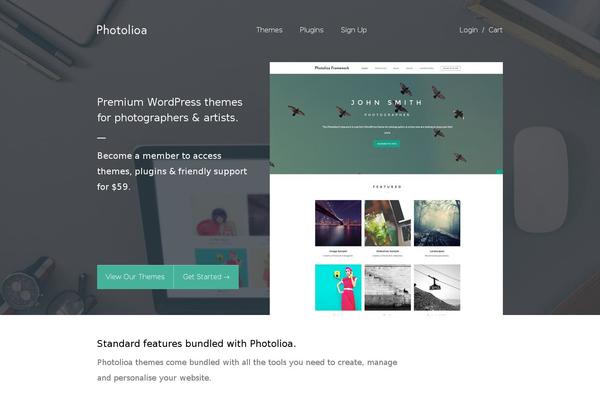 Site using Photolioa-shortcodes plugin