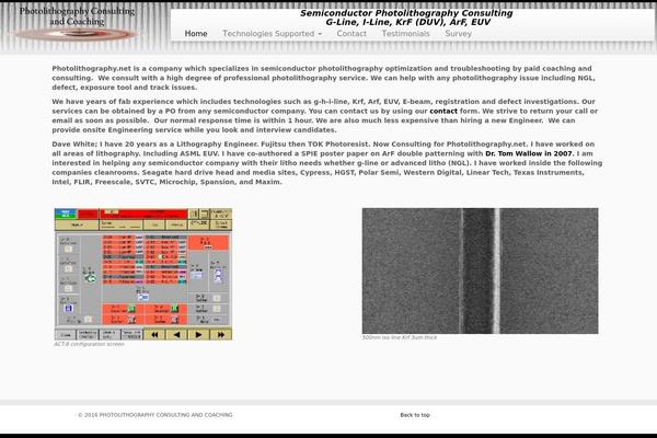 photolithography.net site used Societas