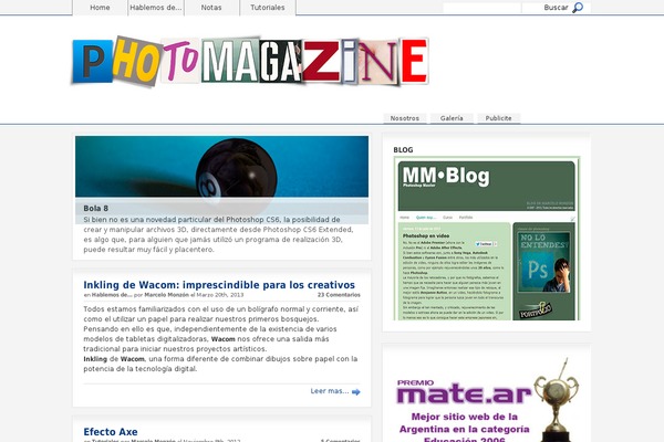 WordPress website example screenshot