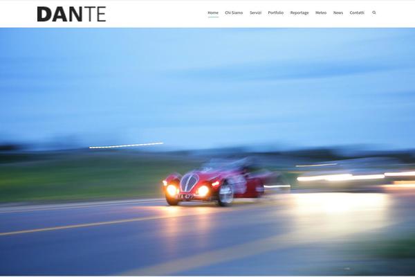 Dante theme site design template sample