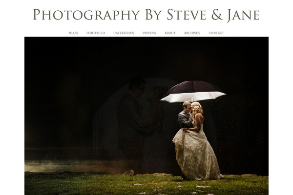 Prophoto4 theme site design template sample