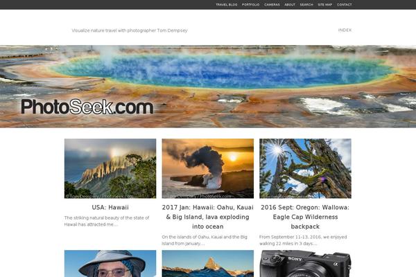 photoseek.com site used Neve