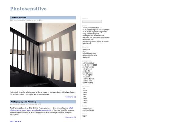 WordPress website example screenshot