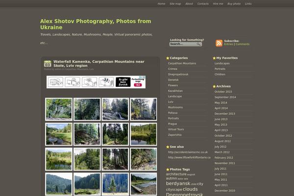 Grassroots theme site design template sample