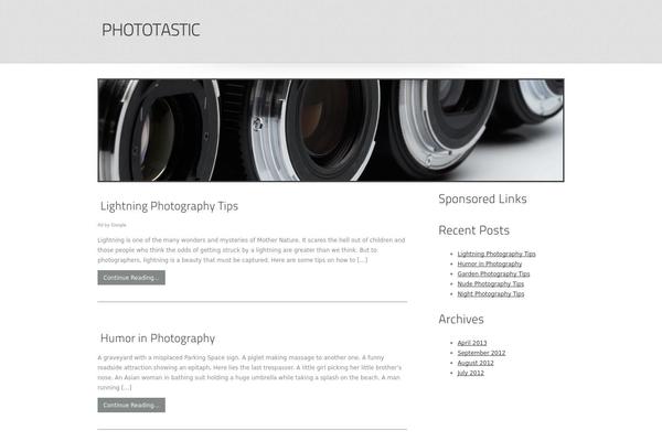 WordPress website example screenshot