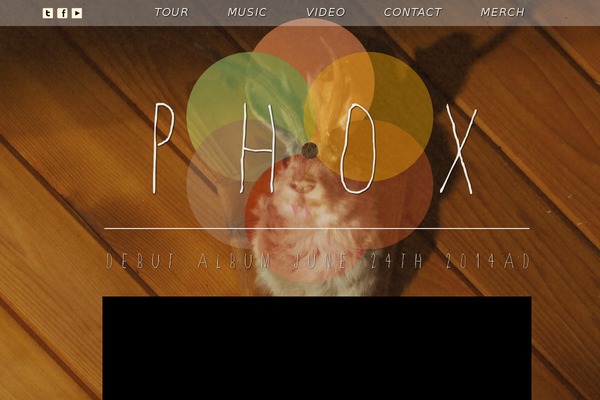 Phox theme site design template sample