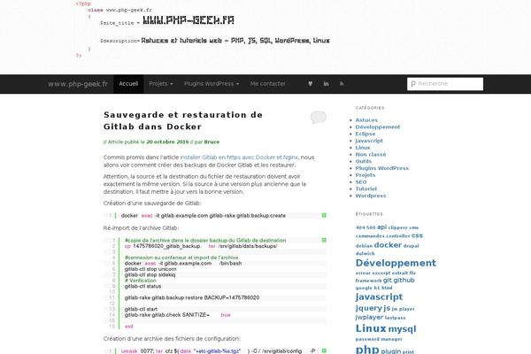 php-geek.fr site used Www.php-geek.fr