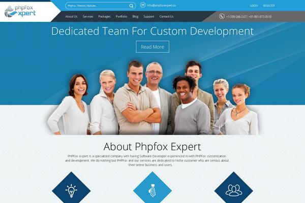 phpfoxexpert.co site used Pfxv3