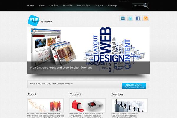 Boldy theme site design template sample