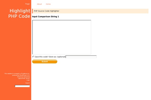 WordPress website example screenshot