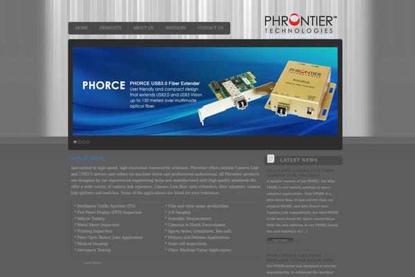 phrontier-tech.com site used Rttheme4