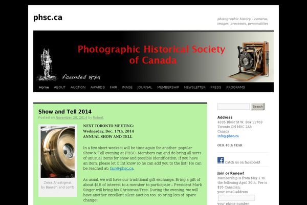 phsc.ca site used Wetplate