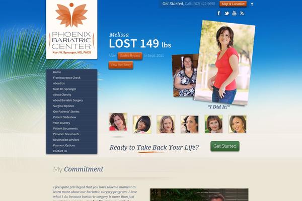 WordPress website example screenshot