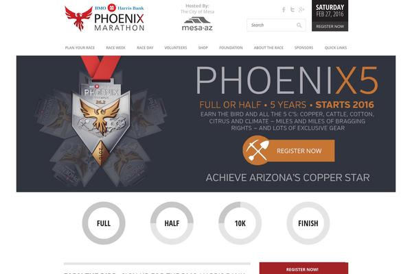 phxmarathon.com site used Unruly-base