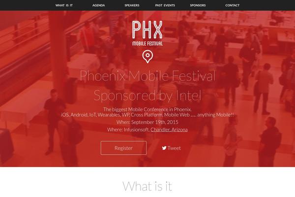 phxmobifestival.com site used Phx