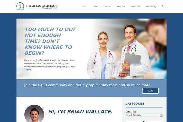 WordPress website example screenshot