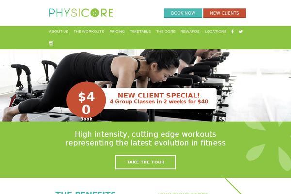 physicore.com.au site used Physicore