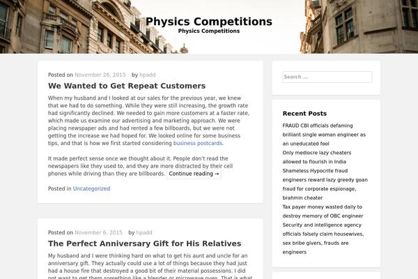 physics-competitions.com site used tecblogger