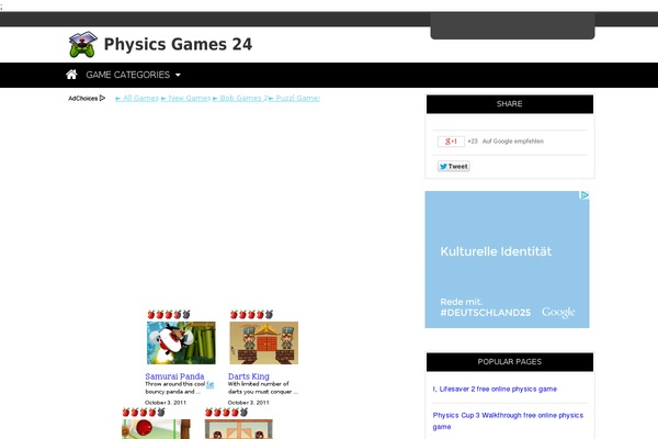 physicsgames24.com site used On Demand