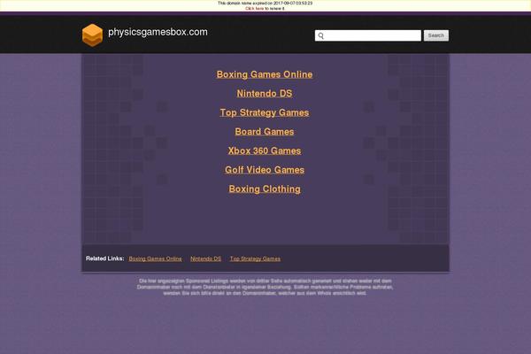 physicsgamesbox.com site used FunGames