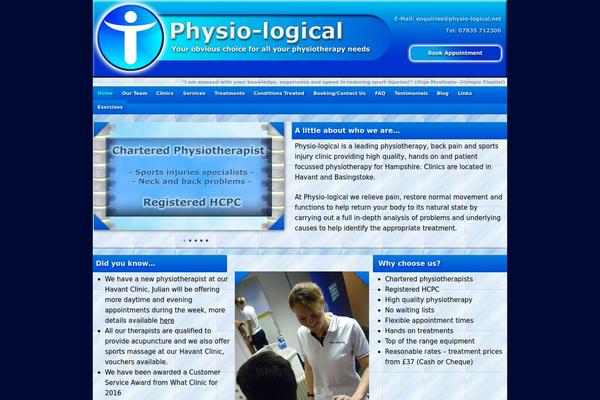 physio-logical.net site used Divi
