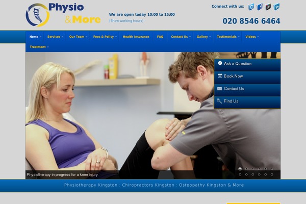 physioandmore.co.uk site used Physioandmore