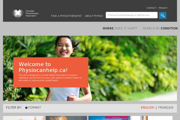 physiocanhelp.ca site used Physiocanhelp