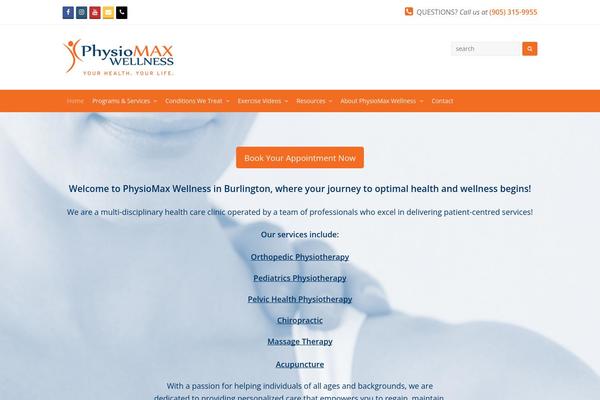 physiomaxwellness.ca site used Total Child