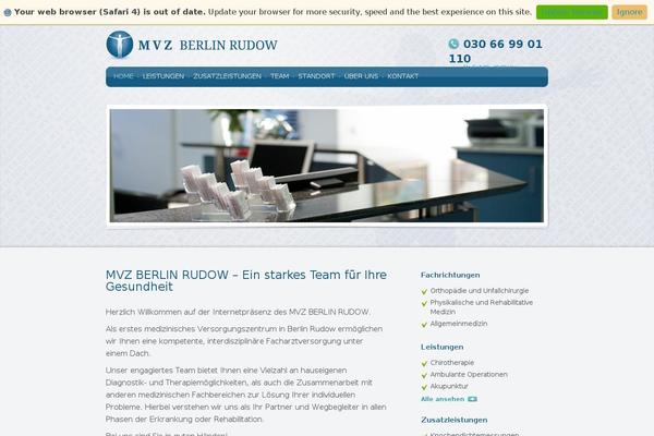 physiomed-sued.de site used Bootstrapwp