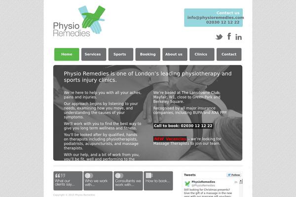 physioremedies.com site used Physioremedies_v1