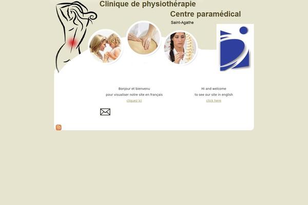 physiosteagathe.com site used Chiropratic_clinic