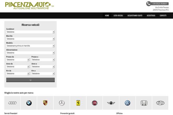 Gestionaleauto theme site design template sample