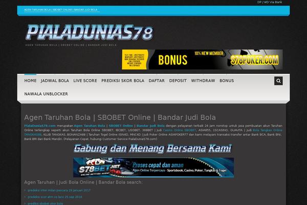 Bueno theme site design template sample