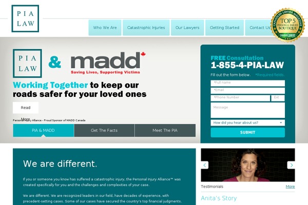 pia theme websites examples