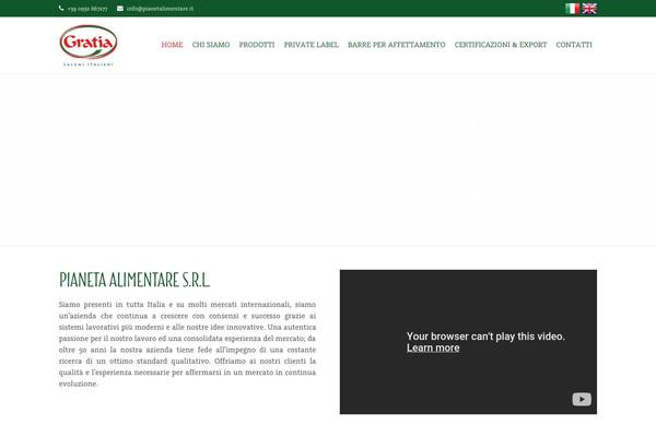 Impreza theme site design template sample