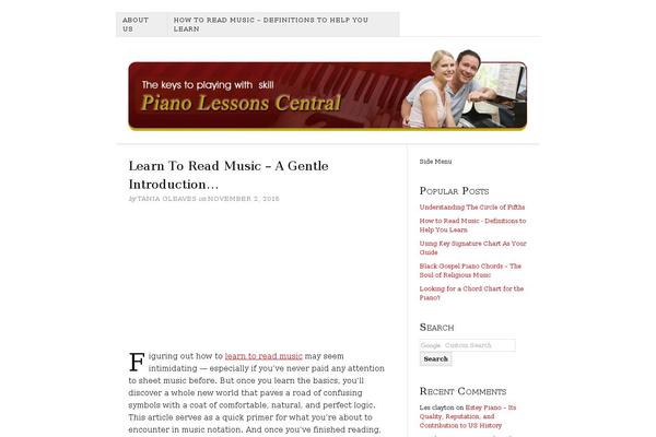 piano-lessons-central.com site used Lenscap