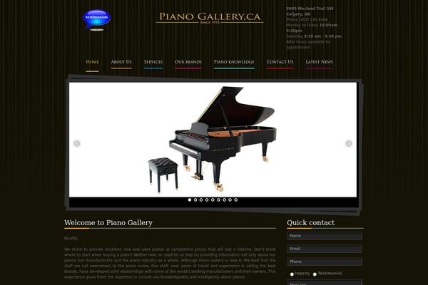pianogallery.ca site used Pianogallery