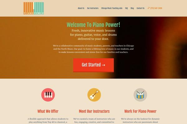 pianopower.org site used Pianopower