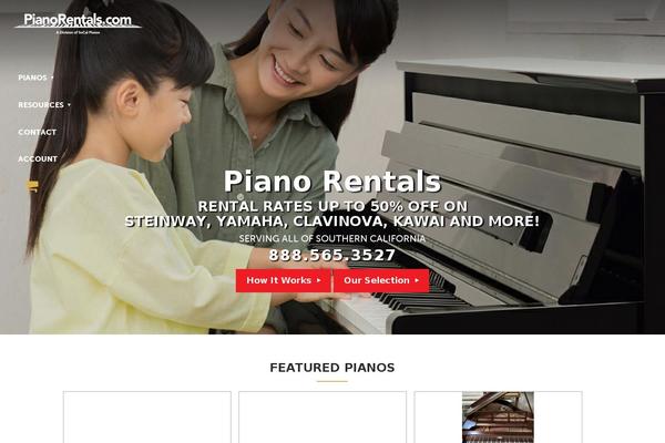 pianorentals.com site used Socal
