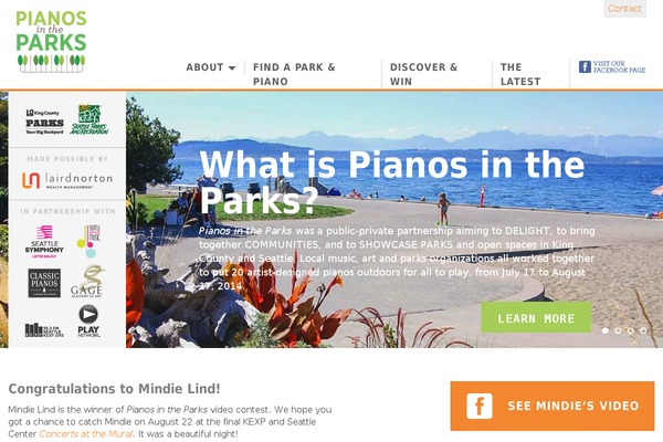 pianosintheparks.com site used Pianos