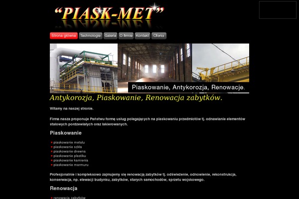 piaskmet.pl site used Gre