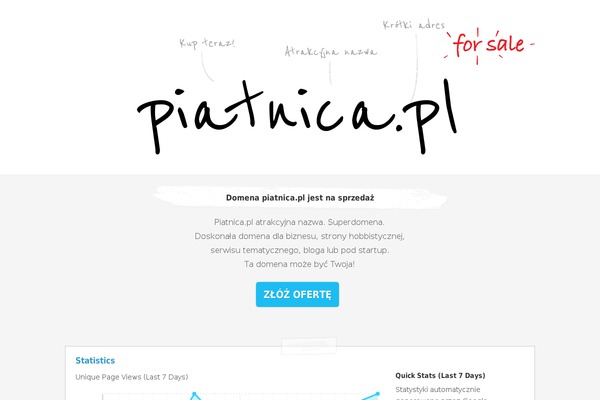 piatnica.pl site used Domena