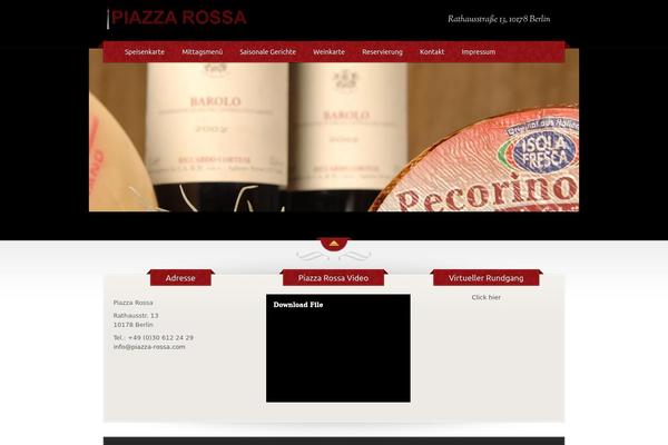 The Restaurant theme site design template sample