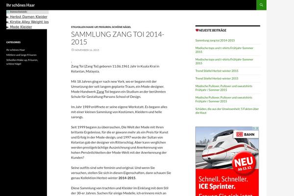 WordPress website example screenshot