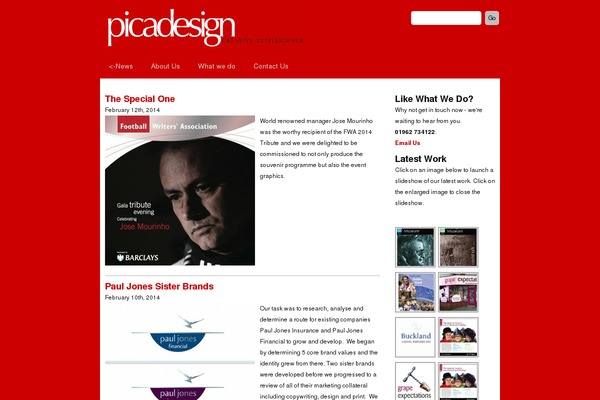 picadesign.co.uk site used Pica