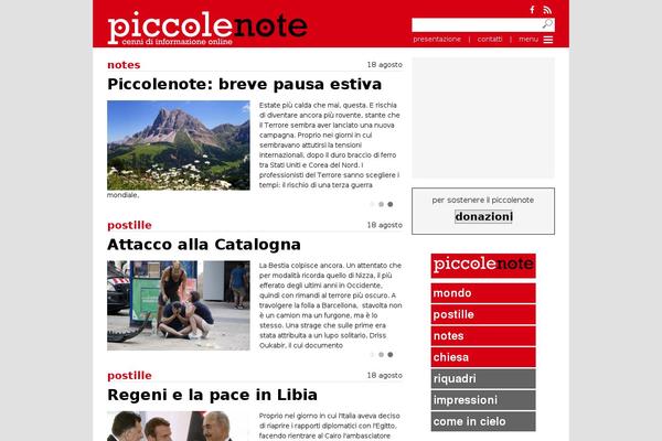 piccolenote.it site used Piccolenote-resp