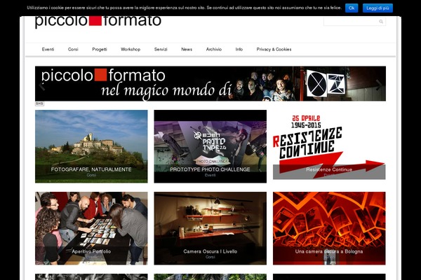 piccoloformato.it site used SimpleGrid