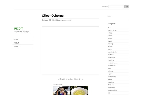 WordPress website example screenshot