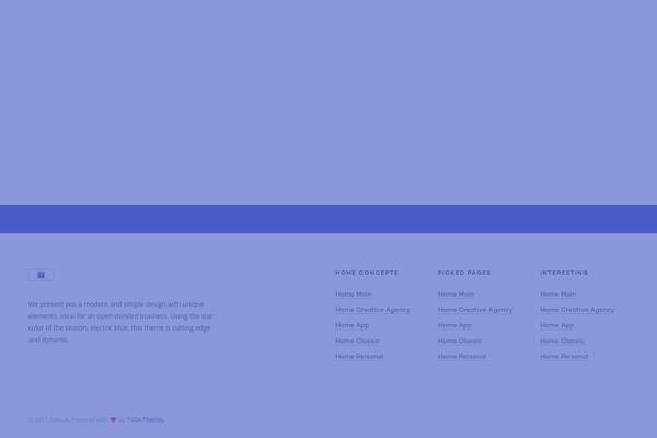Theavenue theme site design template sample